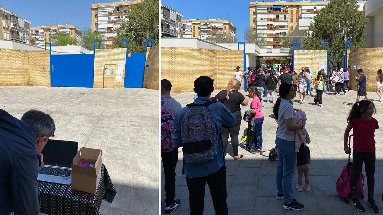 Proyecto Historias de vida II en el CEIP San José Obrero de Sevilla, 2023. Fotografía: Antropoloops