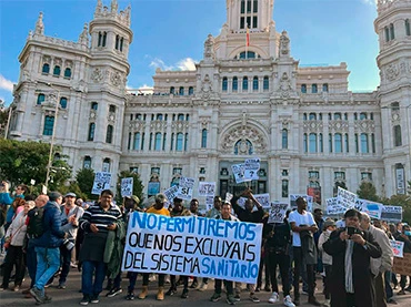 Manifestación en defensa de la sanidad pública, Madrid, 13 de noviembre de 2022. Fotografía: Lucía López