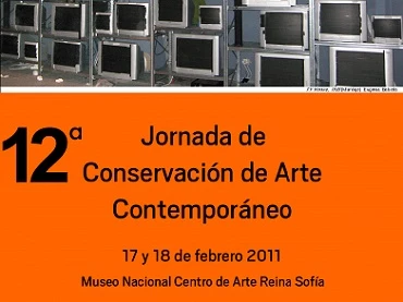 Cartel de la 12ª Jornada de Conservación de Arte Contemporáneo