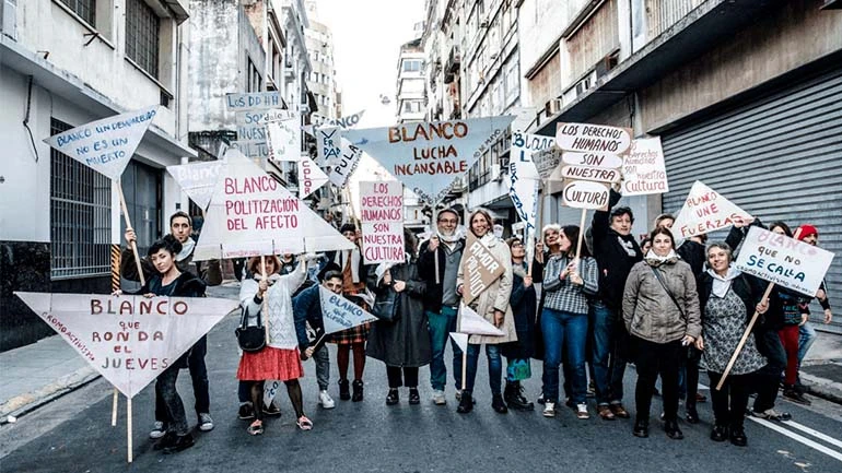 Cromoactivación en Buenos Aires, mayo de 2017. Fotografía: Cromoactivismo. Cortesía de l+s artistas