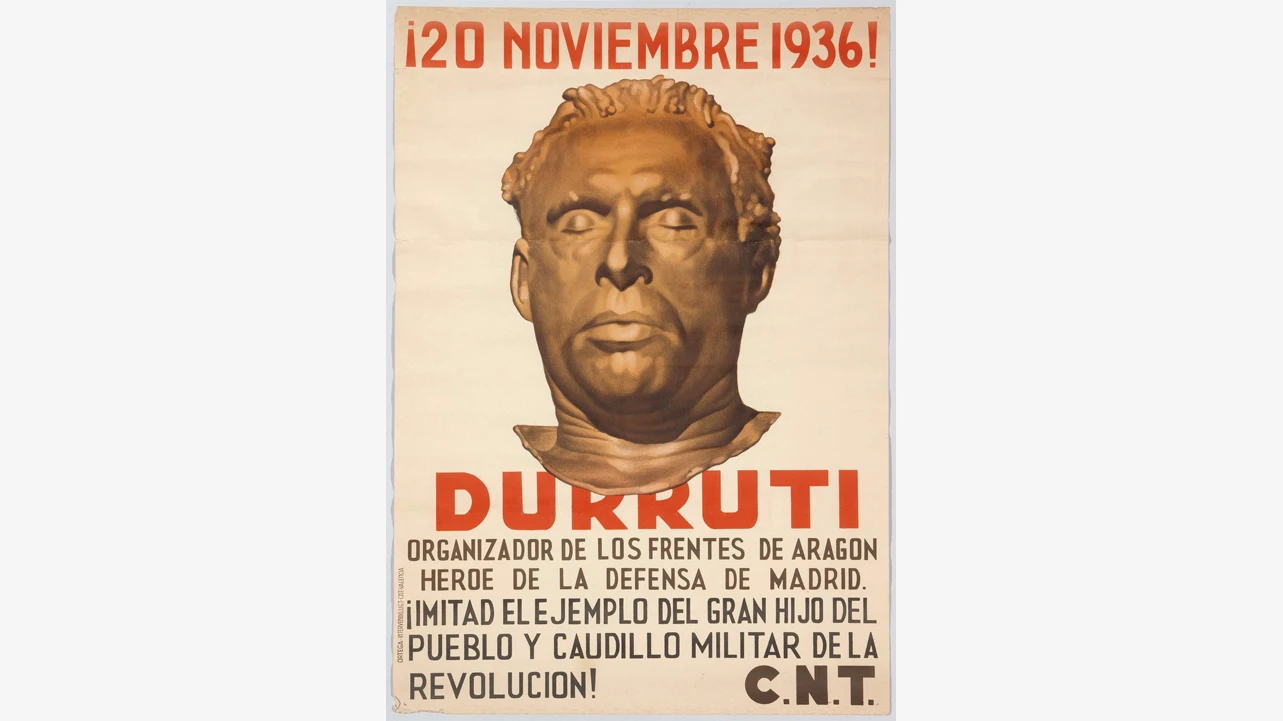 ¡20 noviembre 1936! Durruti, 1936. Museo Reina Sofía