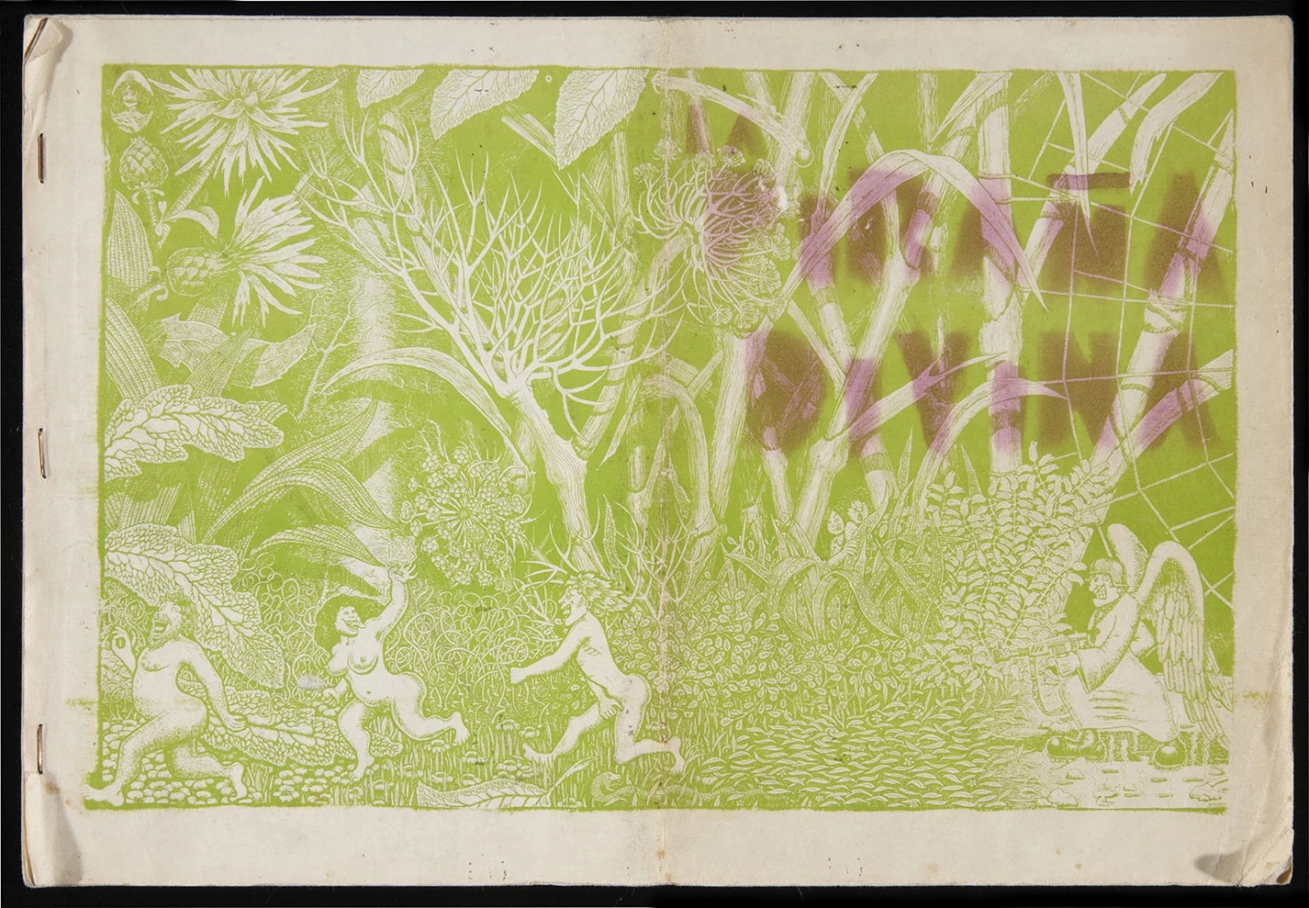 Nazario, La piraña divina, Barcelona, Nazario, 1975. Fondo Colección Nazario. Biblioteca y Centro de Documentación del Museo Reina Sofía