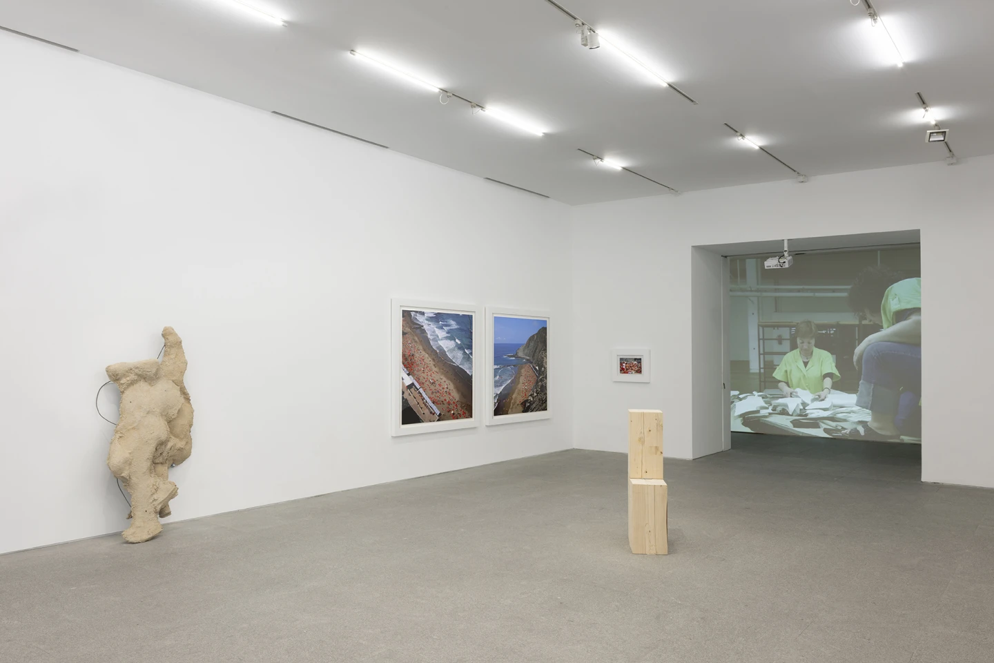 Vista de la Sala 14 «Relacionalidades. Operaciones performativas con cuerpos extraños». Fotografía: Roberto Ruiz 