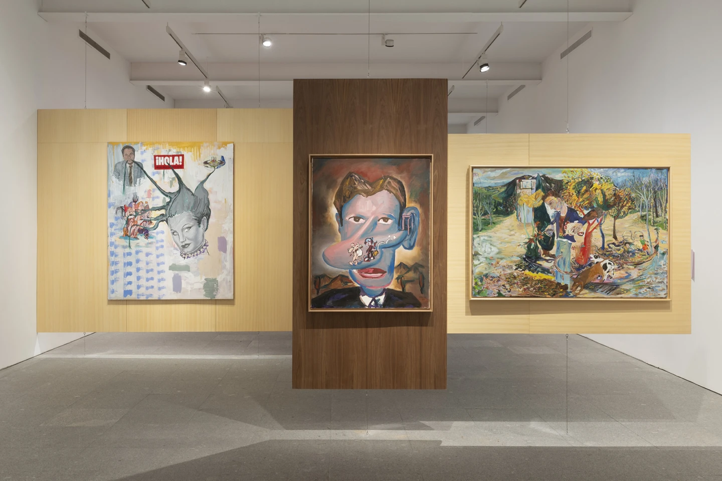 Vista de la Sala 17 «Una pintura más pintada». Fotografía: Roberto Ruiz