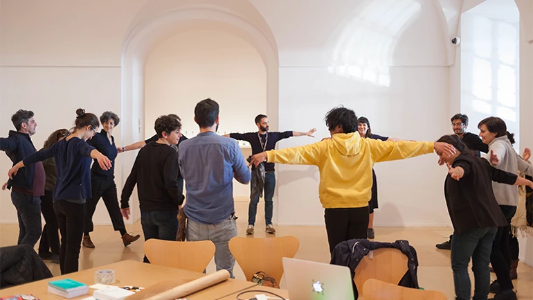 Escuela de la escucha. Museo Reina Sofía, 2018. Fotografía: Santi Piñol