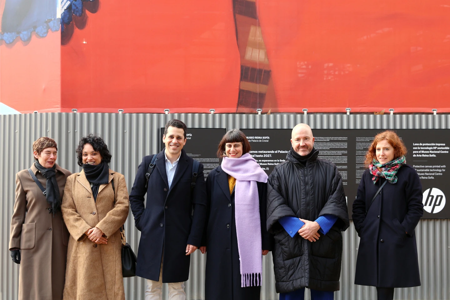 Andrea Canepa, Manuel Segade (dcha) y Carlos Marina, HP (izda)