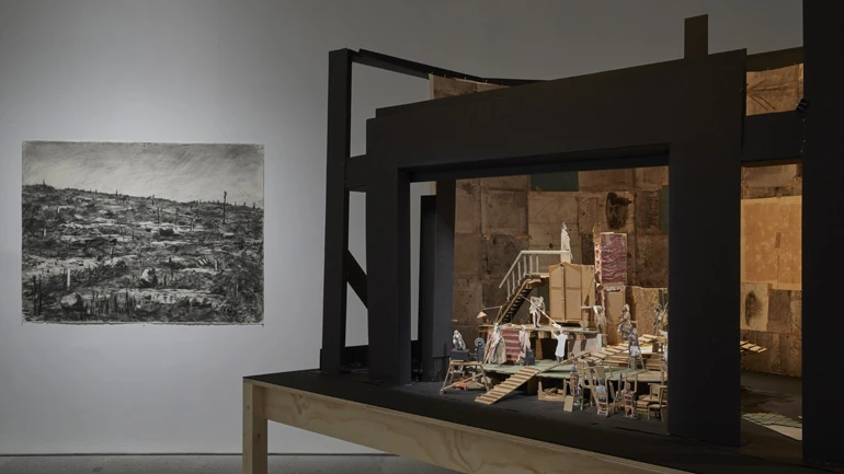 Vistas de la exposición William Kentridge. Basta y sobra