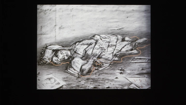 Vistas de la exposición William Kentridge. Basta y sobra