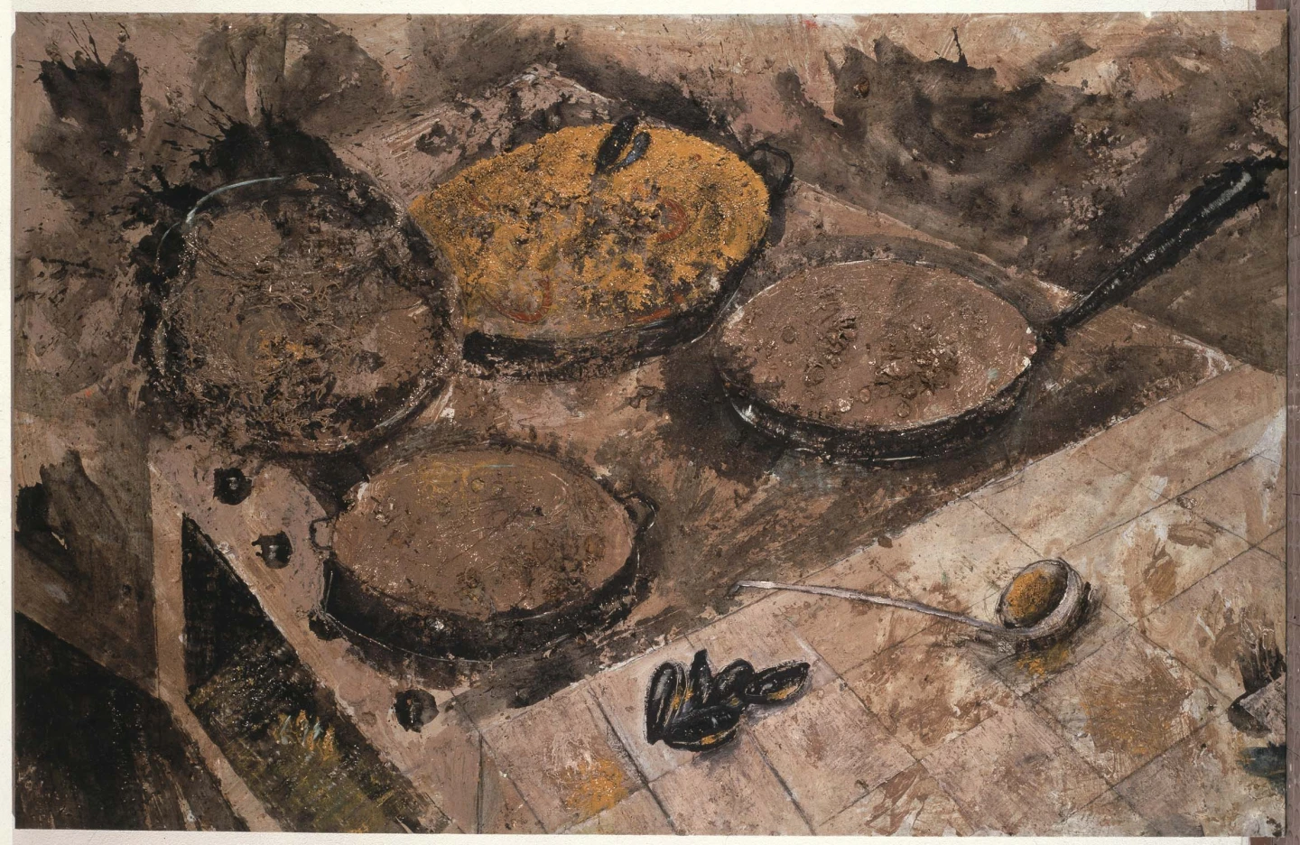 Miquel Barceló. The Big Spanish Dinner, 1985. Pintura. Colección Museo Nacional Centro de Arte Reina Sofía, Madrid