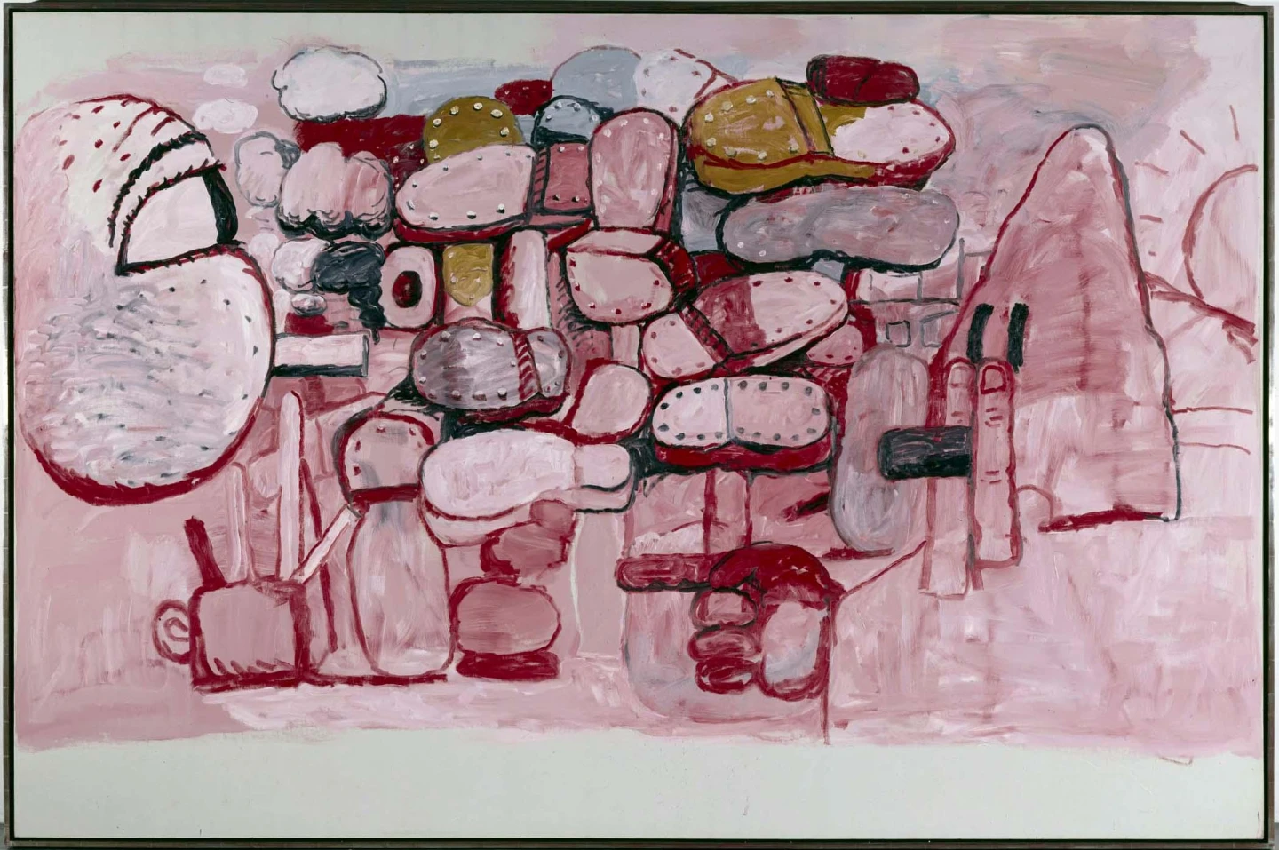 Philip Guston. Confrontation, 1974. Pintura. Colección Museo Nacional Centro de Arte Reina Sofía, Madrid