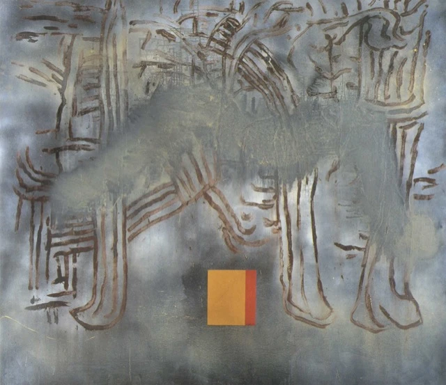 José Manuel Broto. Las primeras cosas, 1991. Pintura. Colección del artista