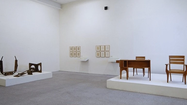 Vista de sala de la exposición. Ángel Ferrant, 1999