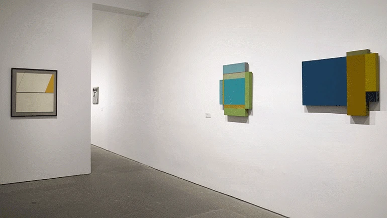 Vista de la exposición Miguel Ángel Campano. D’après