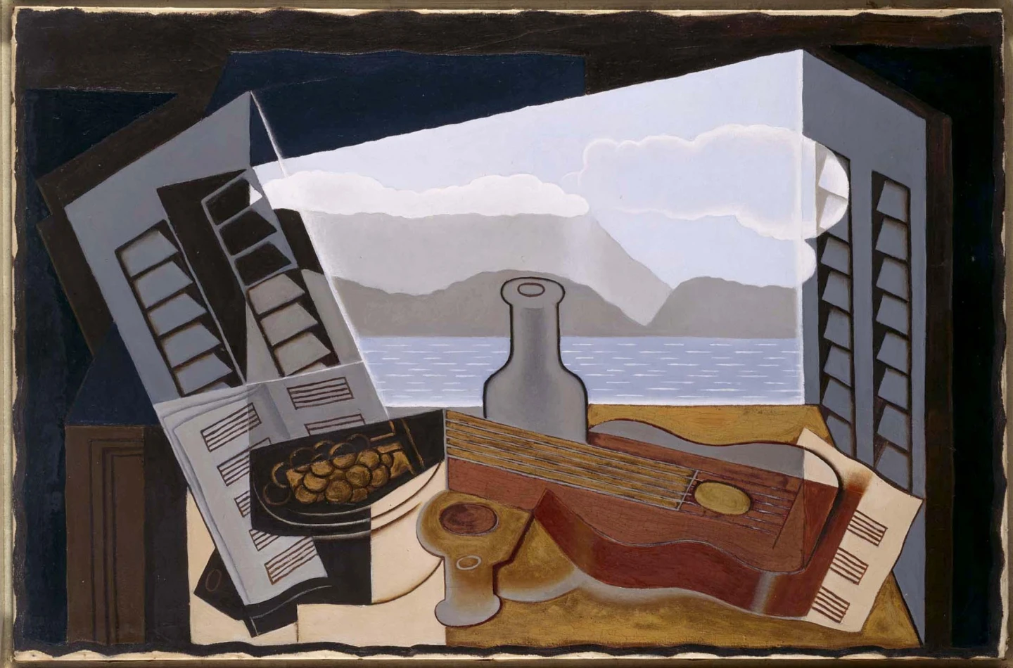 Juan Gris. La fenêtre ouverte (La ventana abierta), 1921. Pintura. Colección Museo Nacional Centro de Arte Reina Sofía, Madrid