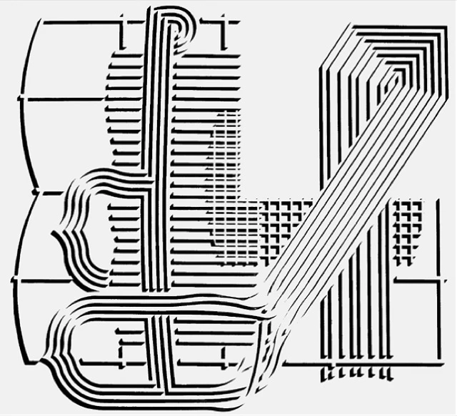 Pablo Siquier. 9610, 1996. Pintura. Colección particular, Buenos Aires