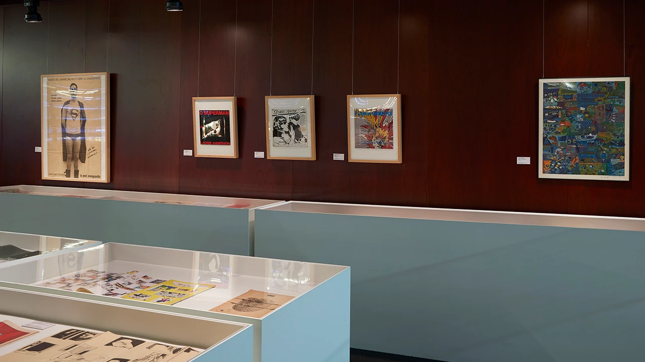 Vista de la exposición Cómics: una nueva lectura. Museo Nacional Centro de Arte Reina Sofía, 2018