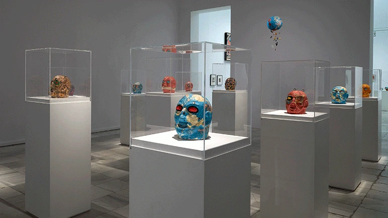 Vista de la exposición David Wojnarowicz. La historia me quita el sueño