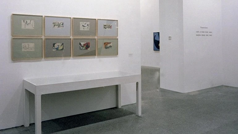 Vista de sala de la exposición. Equipo 57, 1993