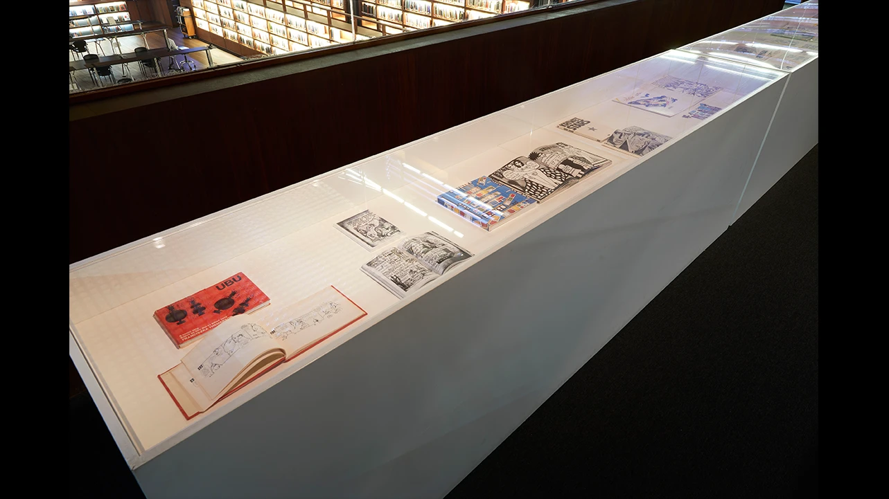 Vista de la exposición Cómics: una nueva lectura. Museo Nacional Centro de Arte Reina Sofía, 2018