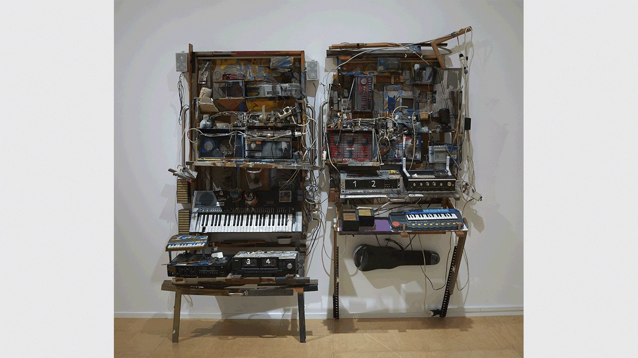 Vista de la exposición Disonata. Arte en sonido hasta 1980