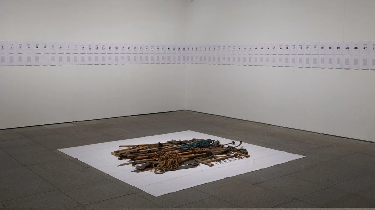Vista de la exposición Ibon Aranberri. Vista parcial, 2023. Museo Reina Sofía