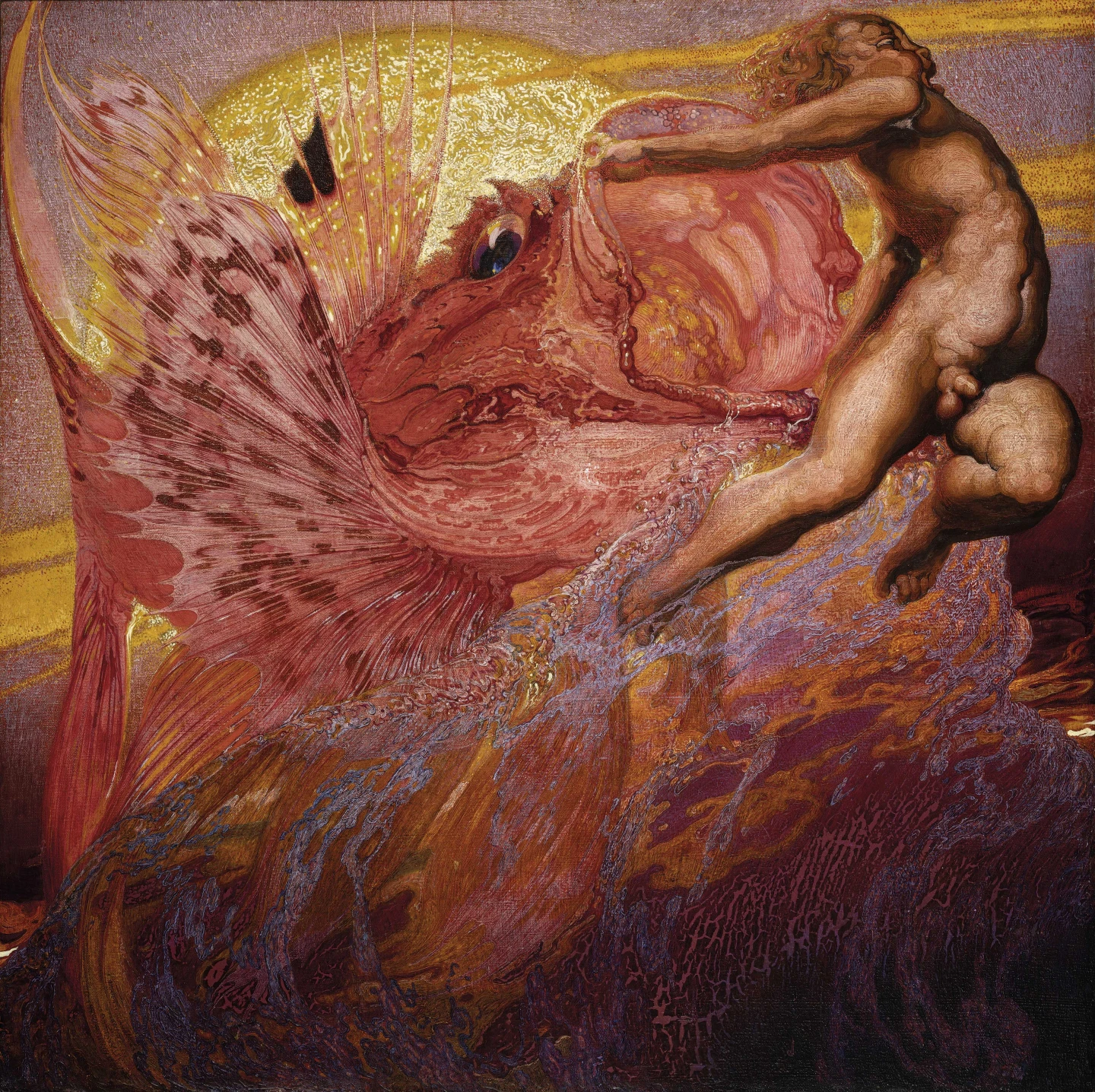 Néstor Martín-Fernández de la Torre, Poema del Atlántico La tarde (1917-18) Óleo sobre lienzo. Museo Néstor, Las Palmas de Gran Canaria