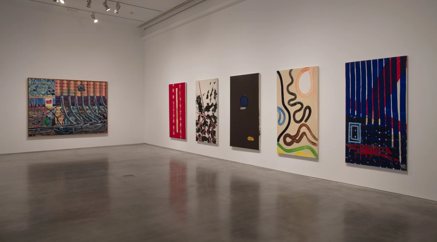 Vista de la exposición Juan Uslé. Ese barco en la montaña. Museo Reina Sofía, 2025 