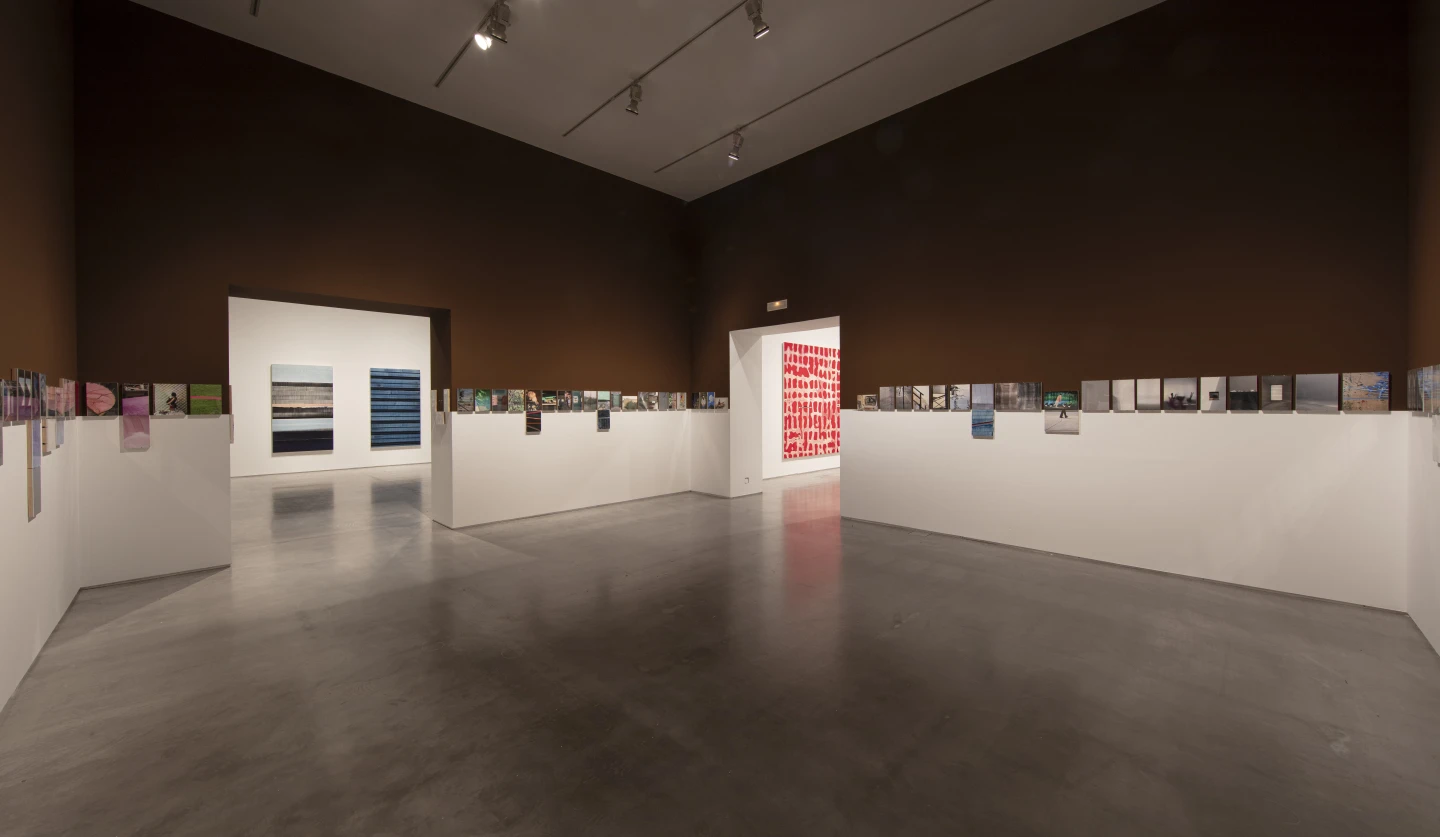 Vista de la exposición Juan Uslé. Ese barco en la montaña. Museo Reina Sofía, 2025 