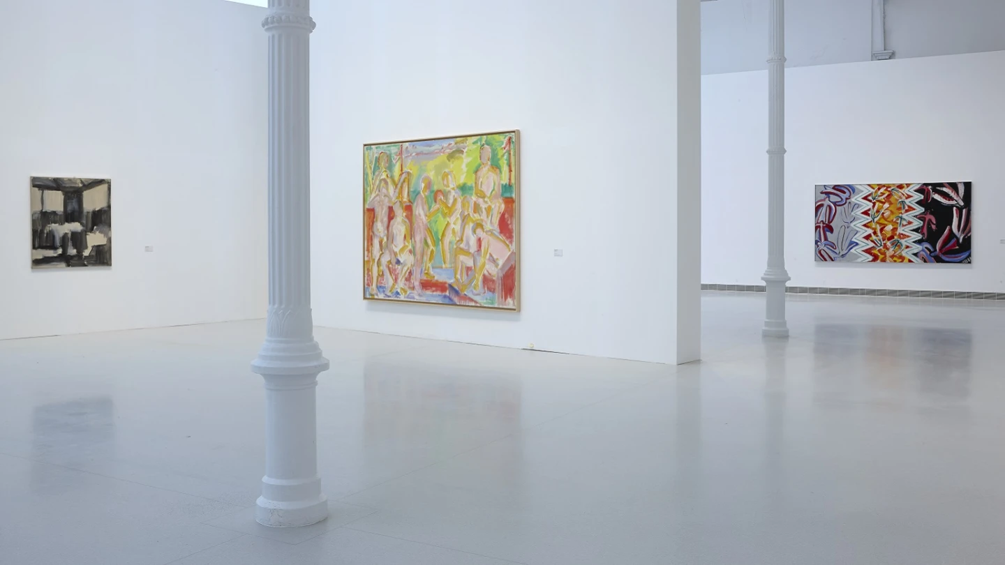 Vista de sala de la exposición. Idea: Pintura Fuerza, 2013