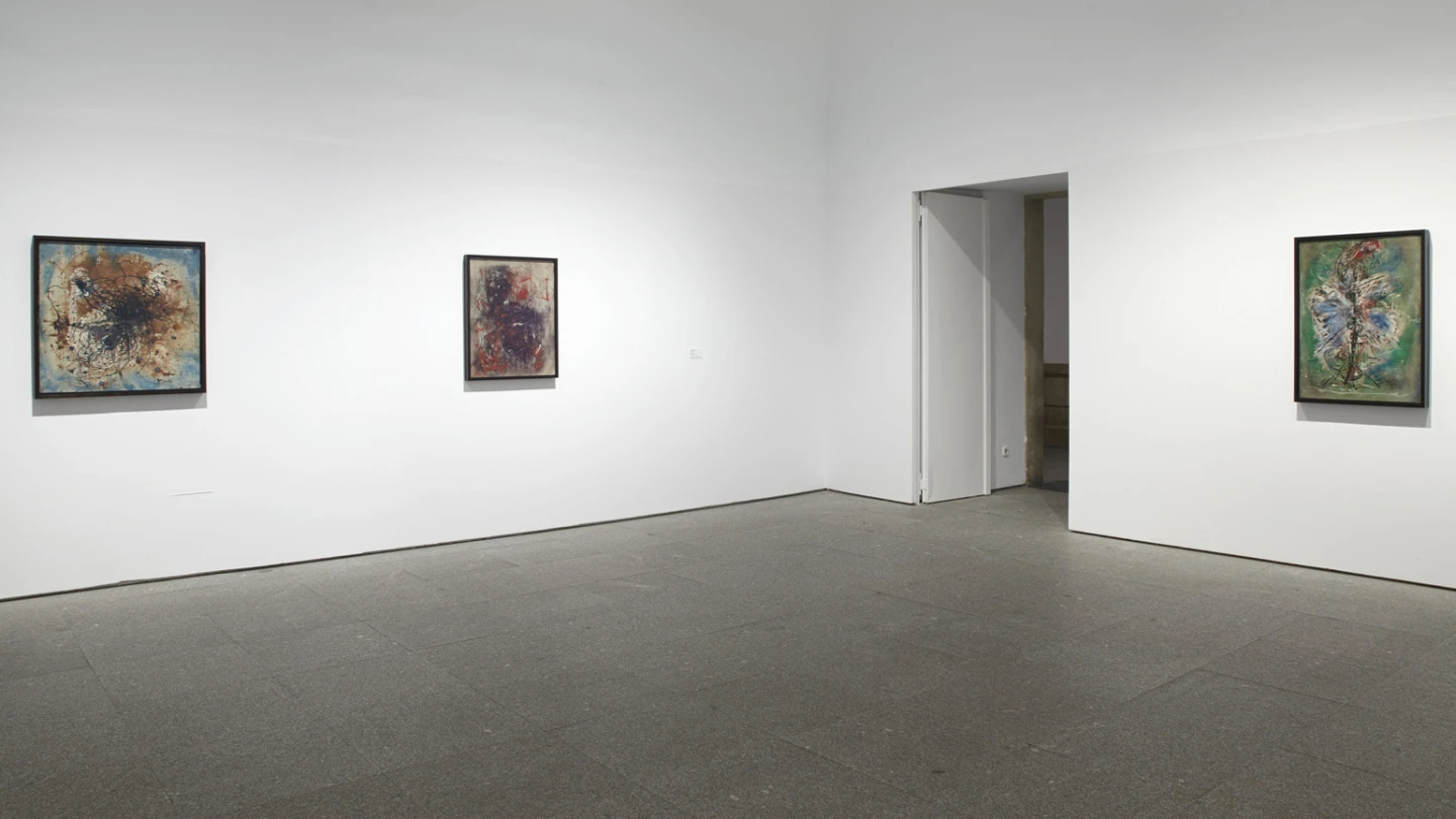 Vista de sala de la exposición Wols: el cosmos y la calle, 2014