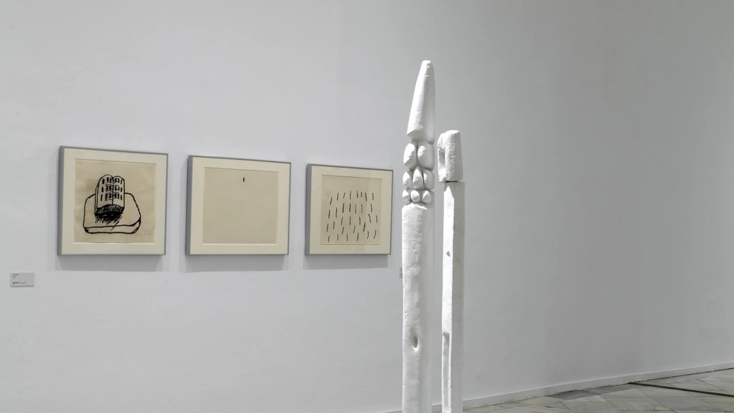 Vista de sala de la exposición. Formas biográficas, 2013
