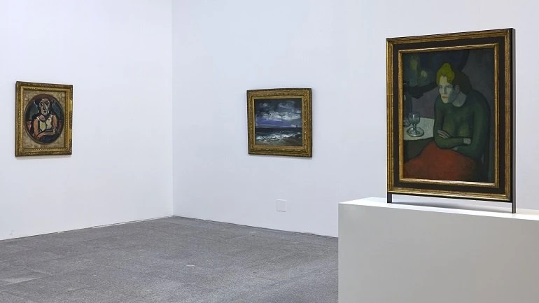 Vista de sala de la exposición. Coleccionismo y Modernidad. Dos casos de estudio: Colecciones Im Obersteg y Rudolf Staechelin, 2015