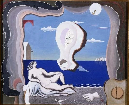 Joan Massanet. Nacimiento de Venus, 1927. Pintura, Colección Museo Nacional Centro de Arte Reina Sofía 