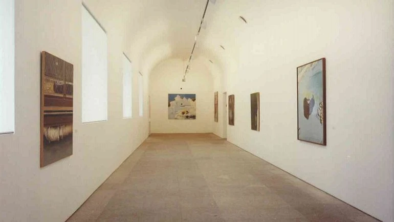Vista de sala de la exposición Gilles Aillaud, 1991