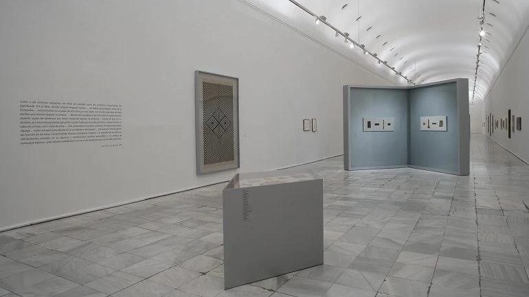 Vista de sala de la exposición. Anni y Josef Albers. Viajes por Latinoamérica, 2006