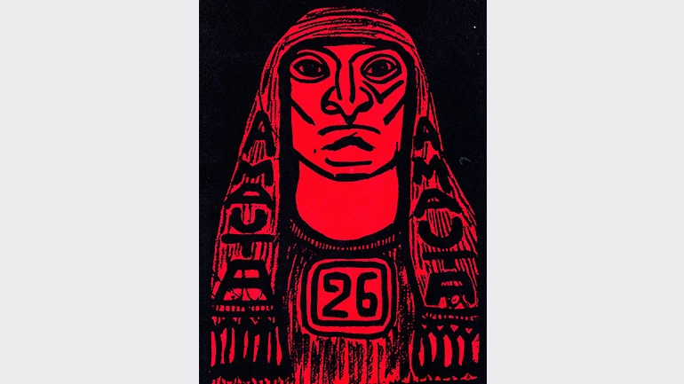 José Sabogal, Amauta, diseño de carátula, Lima, n. 26 (septiembre - octubre de 1929). Archivo Mariátegui, Lima