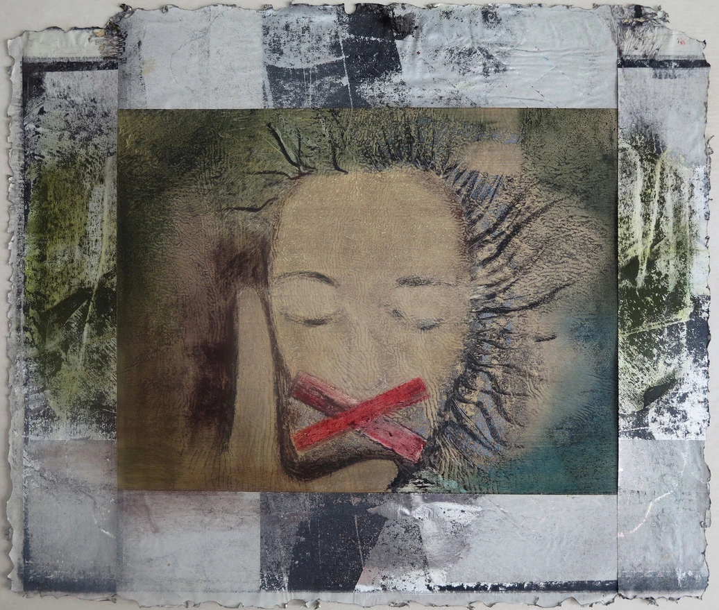 Marisa González, Autorretrato (Self-Portrait), 1971–1973, belonging to a set of three pieces. Artist's collection. © Marisa González, VEGAP, Madrid, 2025