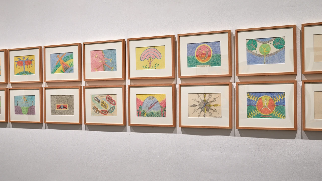 Vista de la exposición Margarita Azurdia. Margarita Rita Rica Dinamita, 2022