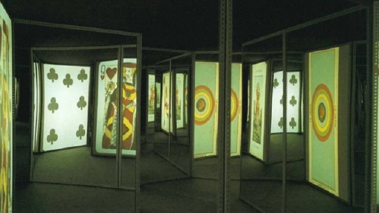 Vista de sala de la exposición. Eugenia Balcells. Sincronías, 1993 Fotografía: Javier Campano