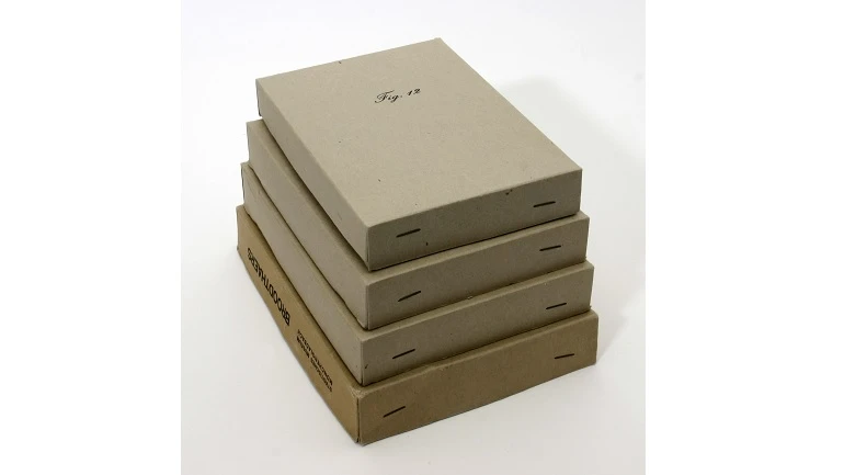 Marcel Broodthaers. Fig 1. Mönchengladbach, Städtisches Museum Mönchengladbach, 1971. Institut für Auslandsbeziehungen collection e. V., Stuttgart / Centre for Artists’ Publications, Weserburg, Bremen. © Marcel Louis Jean Broodthaers, VEGAP, Madrid, 2015