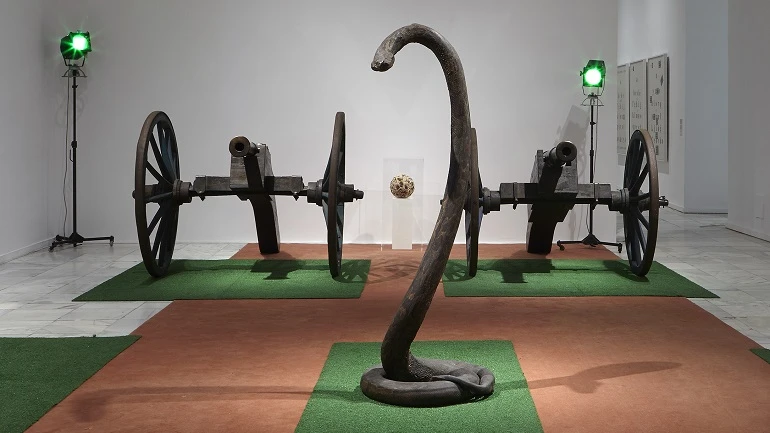 Vista de sala de la exposición. Marcel Broodthaers, 2016