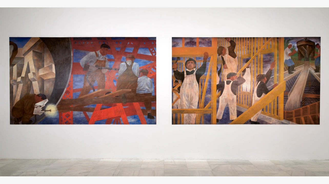 View of the exhibition Ben Shahn. On Nonconformity, Museo Reina Sofía, 2023