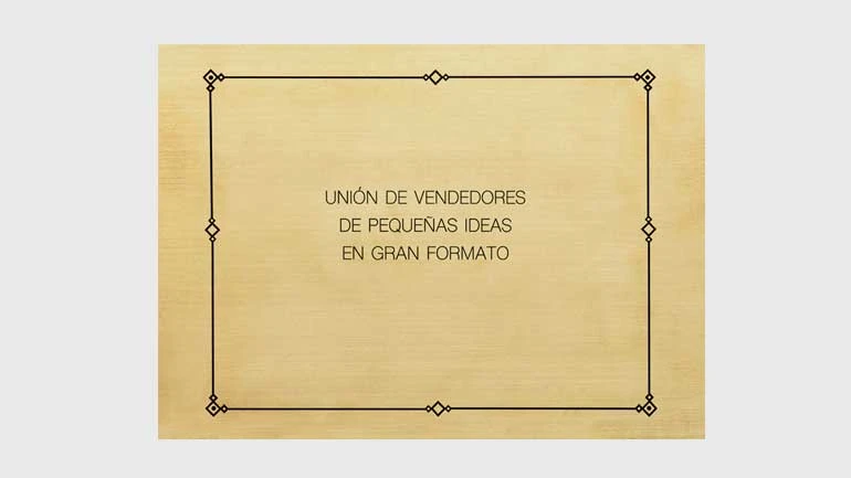 Luis Camnitzer, de la serie Utopías fallidas, 2010/2018. Cortesía Luis Camnitzer; Alexander Gray Associates, Nueva York; Parra &amp; Romero, Madrid e Ibiza © Luis Camnitzer, Madrid, 2018 