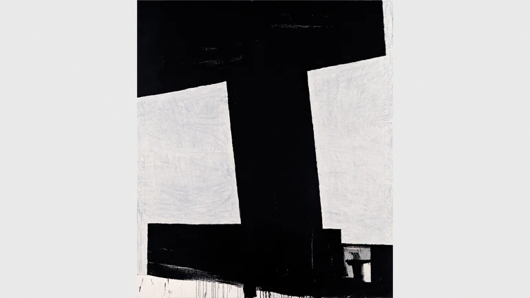 Miguel Ángel Campano. Sin título 4, 1991. Óleo sobre lienzo, 195 x 168 cm. Colección “la Caixa”. Arte contemporáneo. © Miguel Ángel Campano, VEGAP, Madrid, 2019