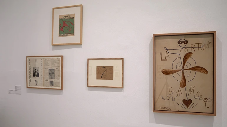 Vista de la exposición Dadá ruso 1914-1924, 2018