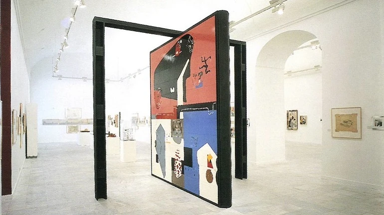 Vista de sala de la exposición. Le Corbusier (1887-1965), 1987