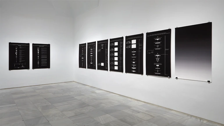 Vista de sala de la exposición Erlea Maneros Zabala, 2016
