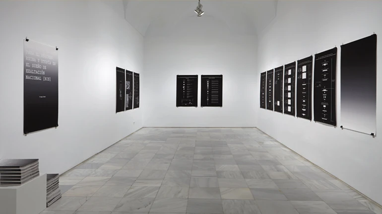 Vista de sala de la exposición Erlea Maneros Zabala, 2016
