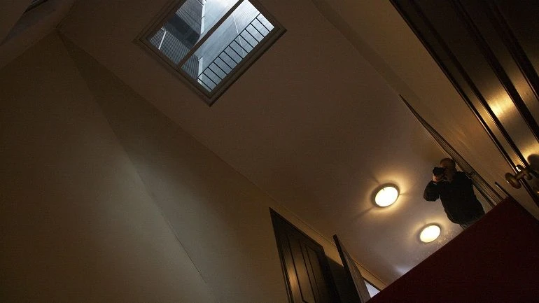 Vista de sala de la exposición. Leandro Erlich. La Torre, 2008