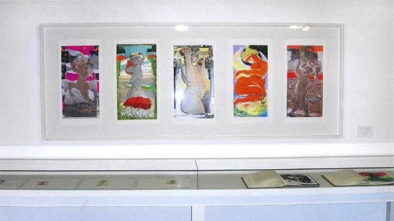 Vista de sala de la exposición. Carlos Franco. La obra gráfica, 2007